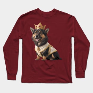 Puppy King's Majesty Long Sleeve T-Shirt